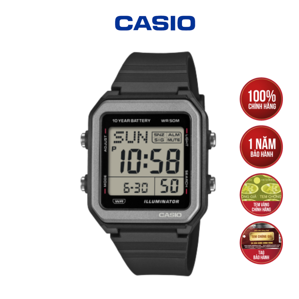 Đồng Hồ Casio W-221H-1AVDF Hàng Chính Hãng