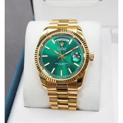 Đồng hồ nam chính hãng Cadisen C8215G-T4 Kính sapphire ,chống xước,Chống nước 100m ,BH 24 tháng,Máy cơ (Automatic)
