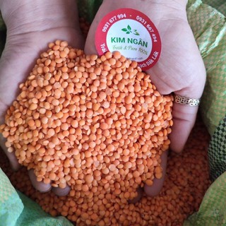 250gr đậu lăng đỏ hữu cơ. Đậu lăng nhập khẩu Canada- lăng đỏ nấu sữa, ăn dặm, ngũ cốc