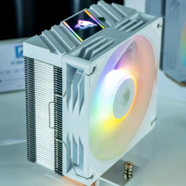 Tản Nhiệt Khí - Fan CPU 4 ống đồng Leopard K400 RGB TRẮNG ĐEN đa socket 115x 1200 1700 2011-3 new