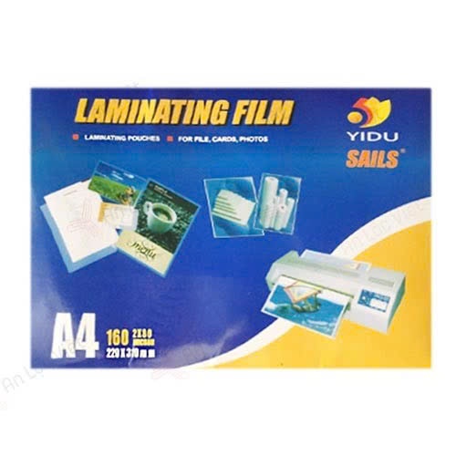 Giấy Ép Plastic A4 80 Mic/ Màng Ép Plastic A4 YIDU 100 tờ/hộp