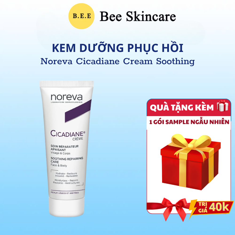 [HÀNG CÔNG TY] Kem Dưỡng Noreva Cicadiane Cream Soothing Repairing Care Dưỡng Ẩm, Làm Lành, Phục Hồi
