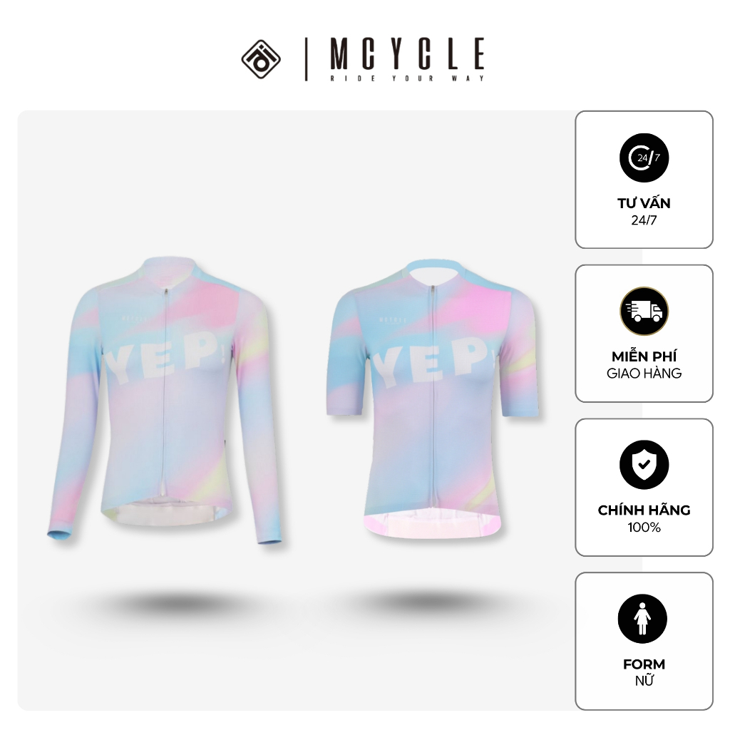 Áo đạp xe nữ YEP MY182W/ 239W chính hãng Mcycle
