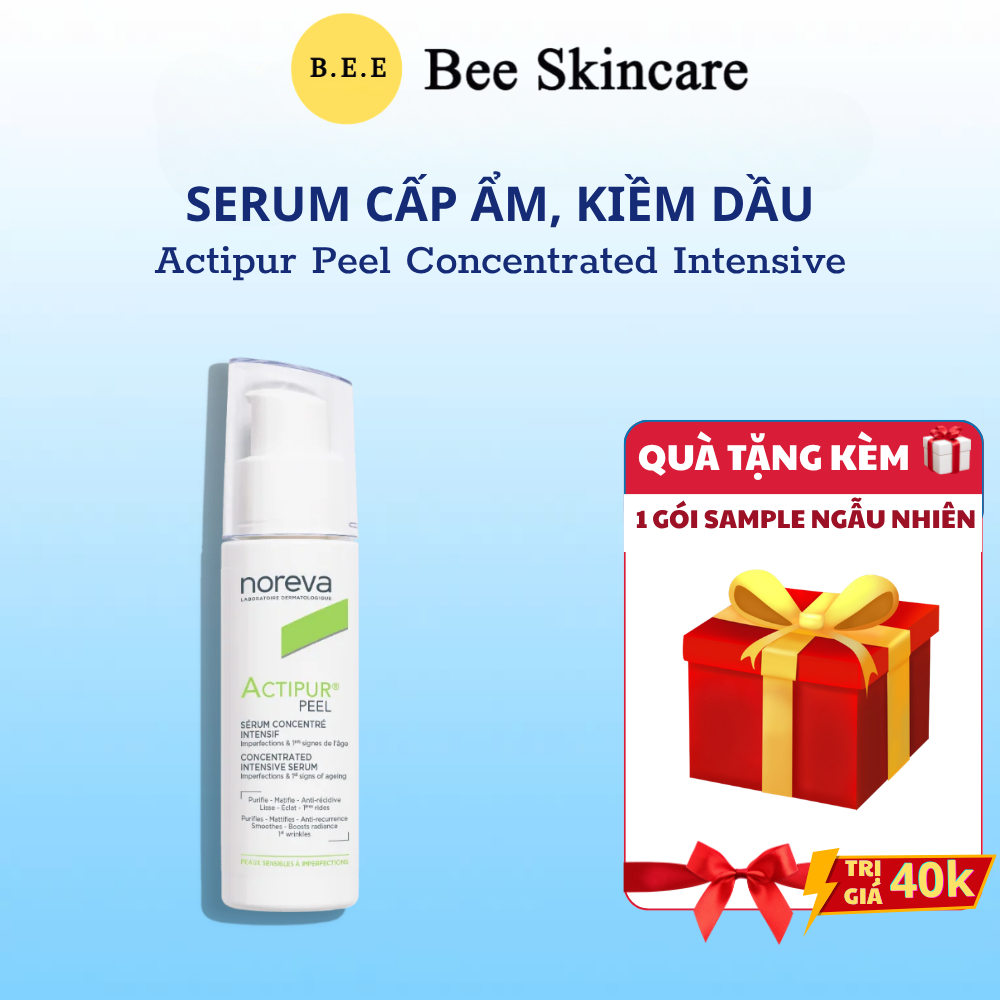 (QUÀ TẶNG KÈM 1 VIÊN MẶT NẠ NÉN)    [HÀNG CÔNG TY] Serum Noreva Actipur Peel Concentrated  Dưỡng Ẩm,