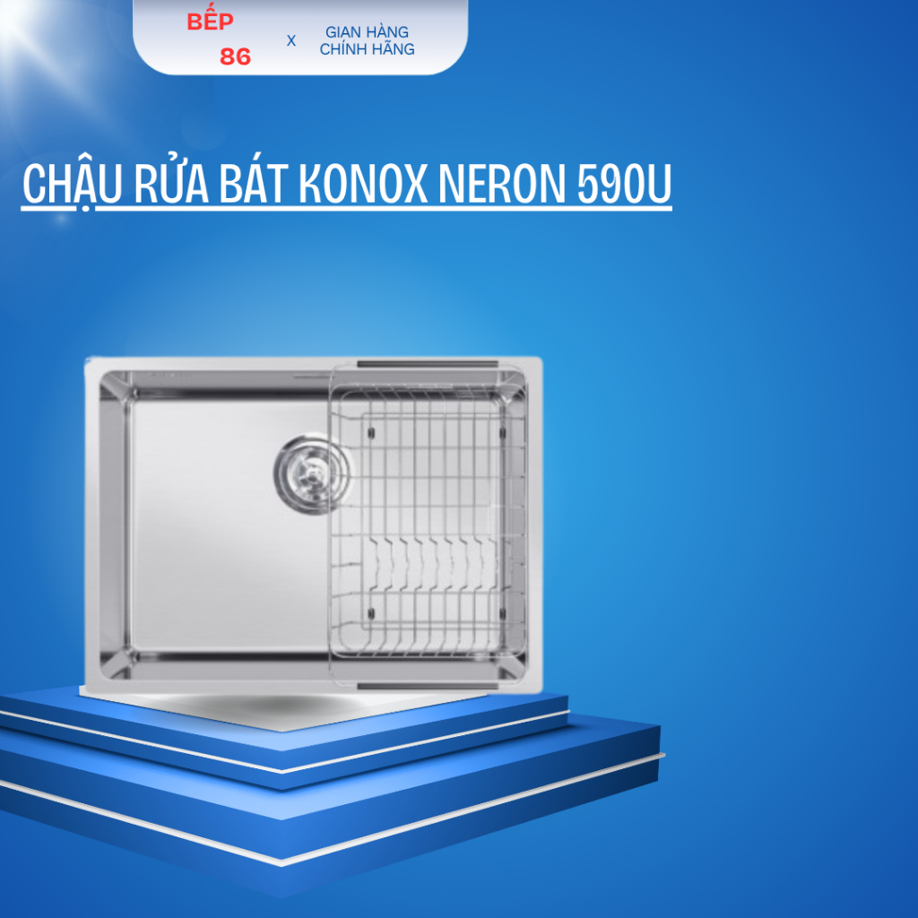 Chậu rửa bát KONOX Turkey Sink Neron 590U | HÀNG CHÍNH HÃNG KONOX