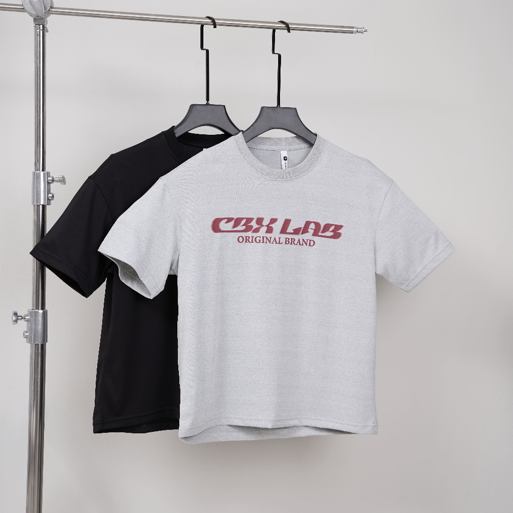 Áo Phông Nam ATINO Form Loose Dáng Rộng In Chữ CBX LAB Cao Cấp L.4.2779