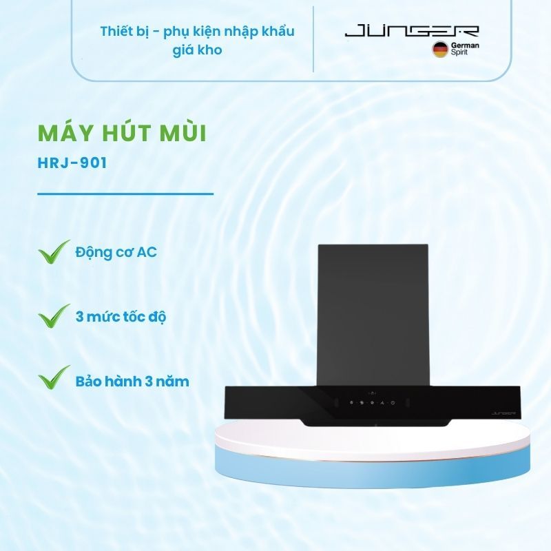 Máy Hút Mùi JUNGER HRJ-901 – Công Suất Lớn, Hút Sạch Mùi Nhanh Chóng