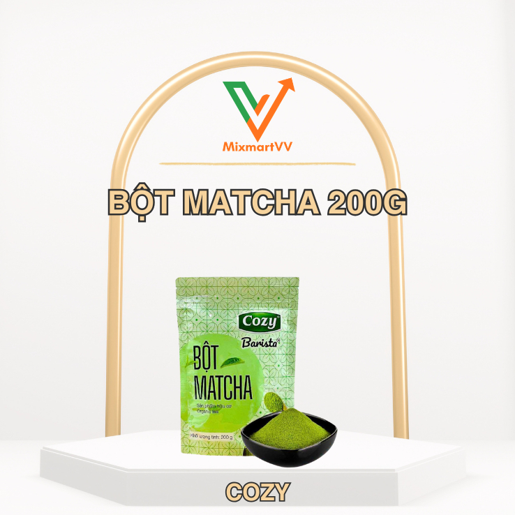 Matcha Cozy Barista Cozy -Bột trà xanh Matcha - nguyên niệu pha chế Matcha Latte thơm ngon