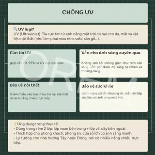 Rèm voan DU1659 chống nhìn trộm - cản nắng chống UV | Rèm Nhật lấy sáng tự nhiên cho homestay