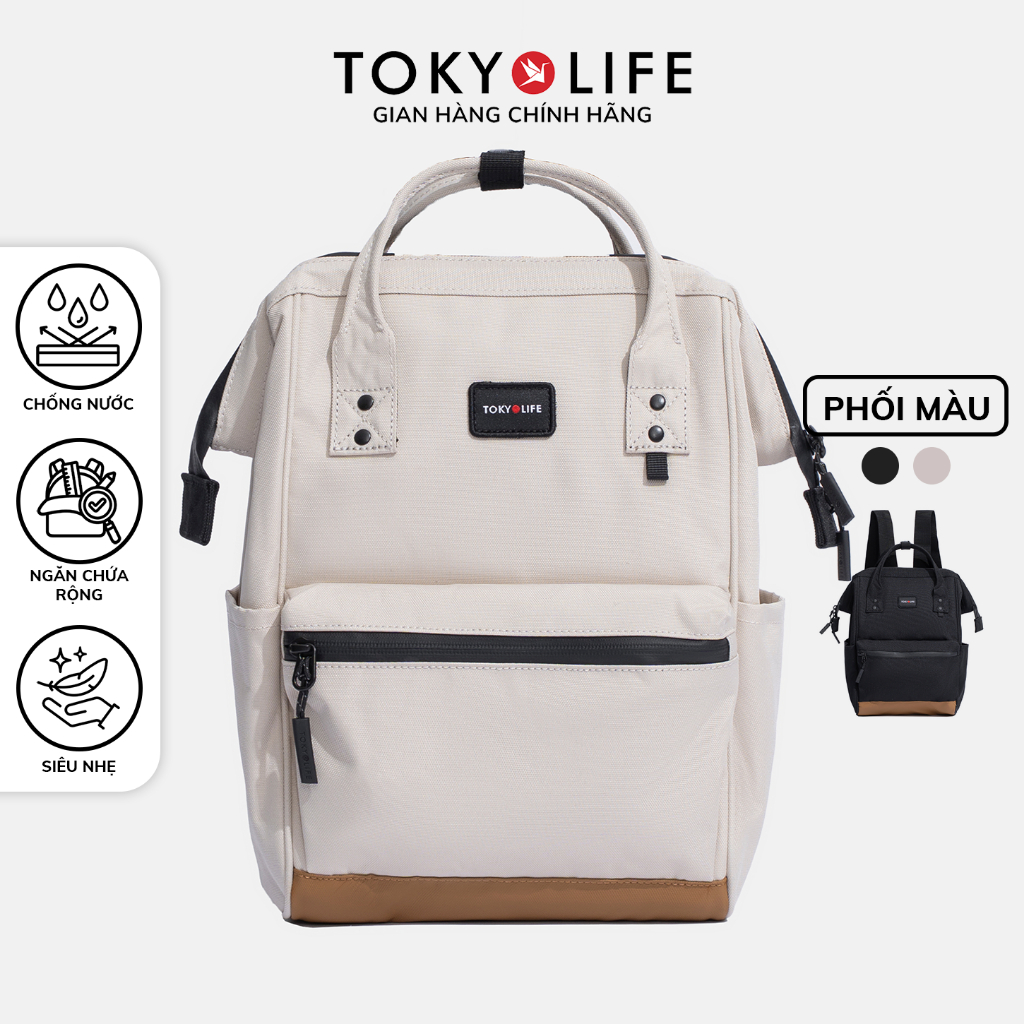 Balo chống trộm chống thấm nước TOKYOLIFE 40004604 C8BPK006R (33x22x14cm) - 13 inch