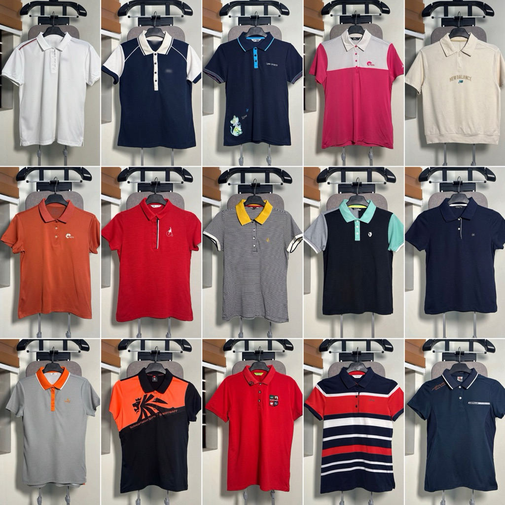 Áo Thể Thao Polo Yonex, Mizuno Asics.. Nữ 2hand