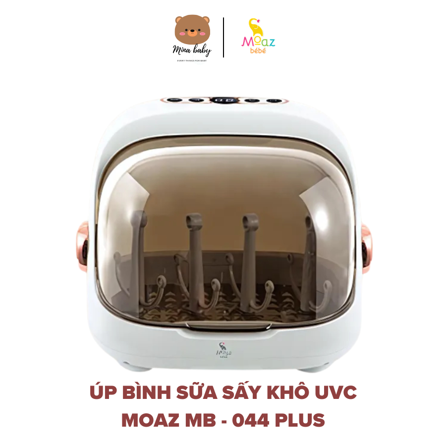 ÚP BÌNH KÈM TIỆT TRÙNG UV VÀ SẤY KHÔ MOAZ BEBE MB044