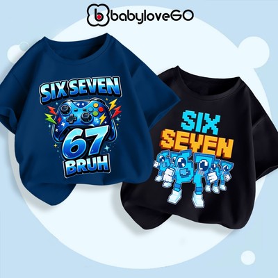 Áo thun bé trai BabyloveGO áo phông cộc tay cho bé phong cách US/UK