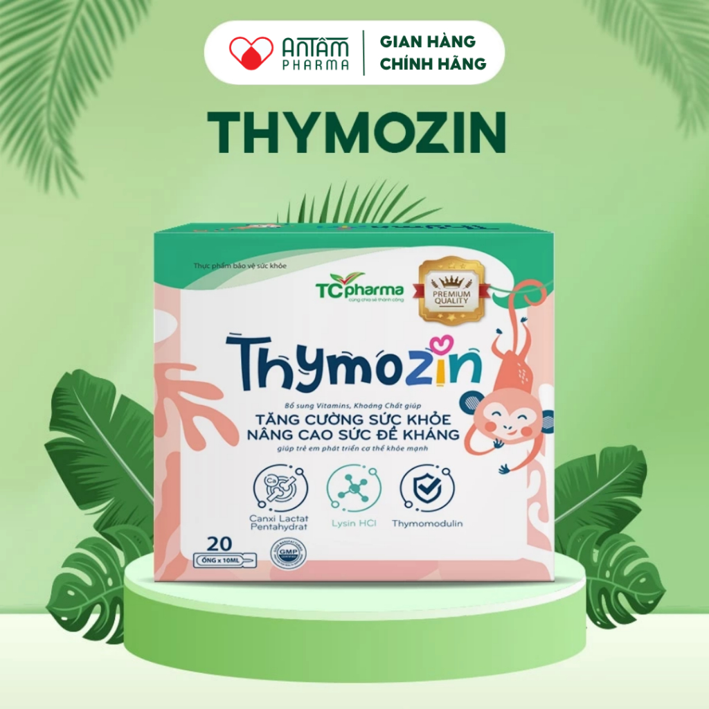 [Chính hãng] Thymozin - Ăn Ngon - Tăng Miễn Dịch - Hộp 20 Ống x 10ml