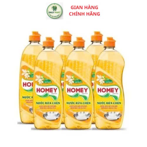 Nước rửa chén Homey hương Cam chai 750ML