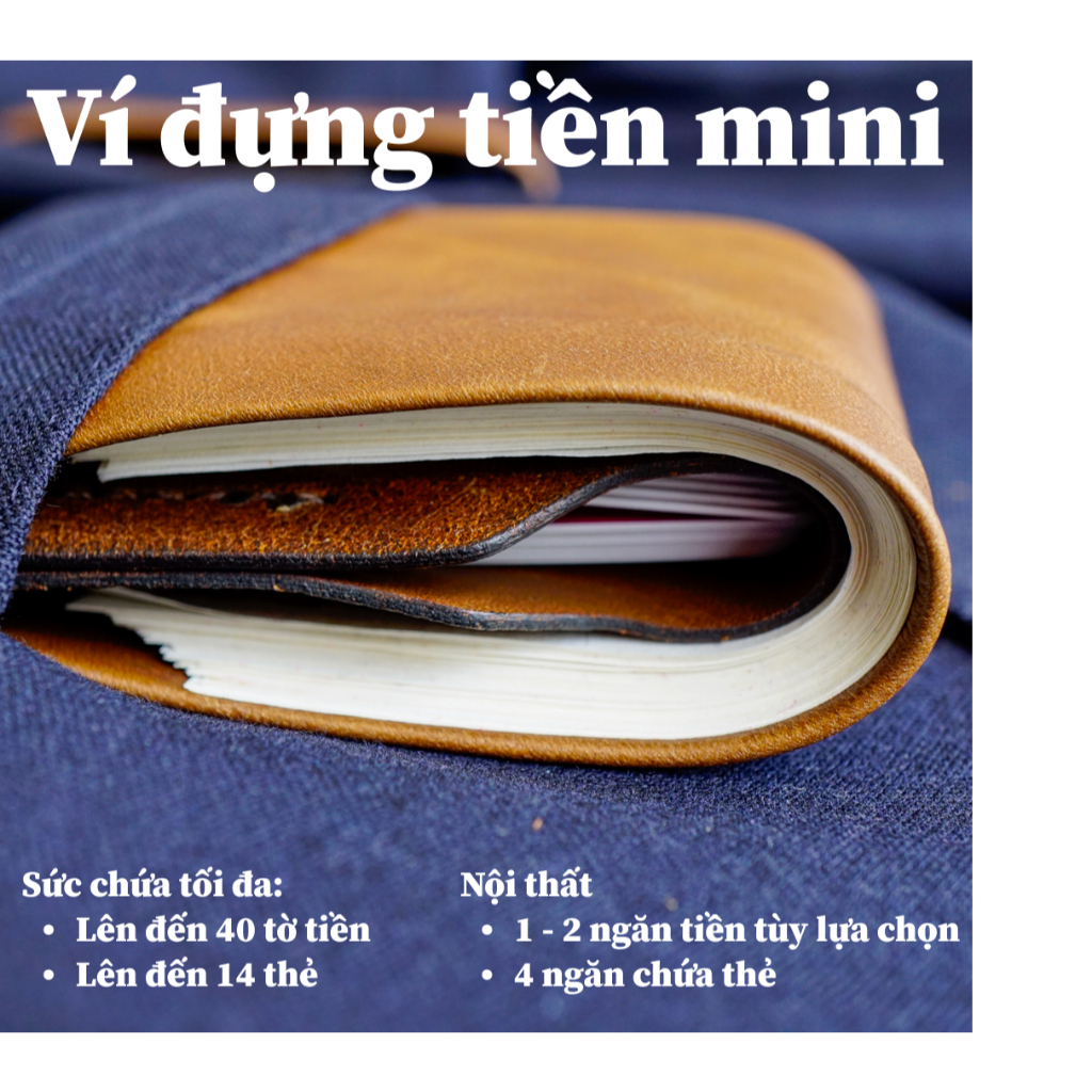 Ví da nam Tradismall - Da bò thật, bền đẹp, kháng nước chính hãng Thành Long leather store
