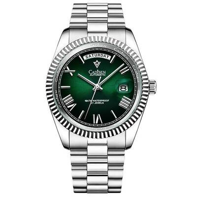 Đồng hồ nam chính hãng Cadisen C8185G-T4 Kính sapphire ,chống xước,Chống nước 100m ,BH 24 tháng,Máy cơ (Automatic)
