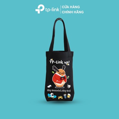 [Quà Tặng]  Túi Canvas TP-Link Đựng Ly Trắng/ Đen Tiện Dụng
