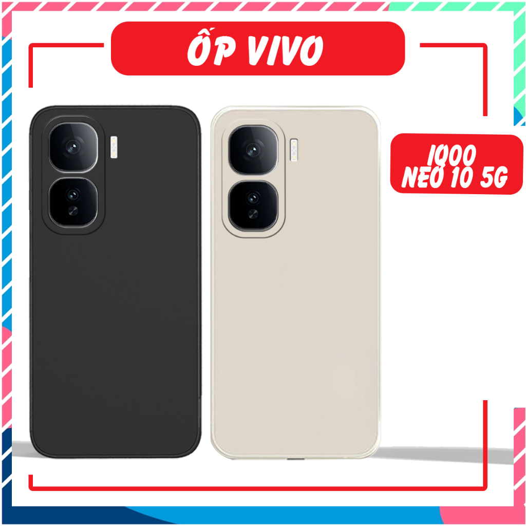 Ốp lưng cho Vivo IQ00 NEO 10 5G mềm dẻo,hạn chế bám bụi,vân tay chất nhựa TPU