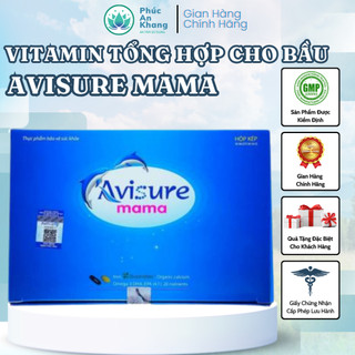Vitamin Tổng Hợp Cho Bà Bầu Avisure Mama Chứa Đầy Đủ Dưỡng Chất Sắt-DHA-Folate Giúp Bé Phát Triển