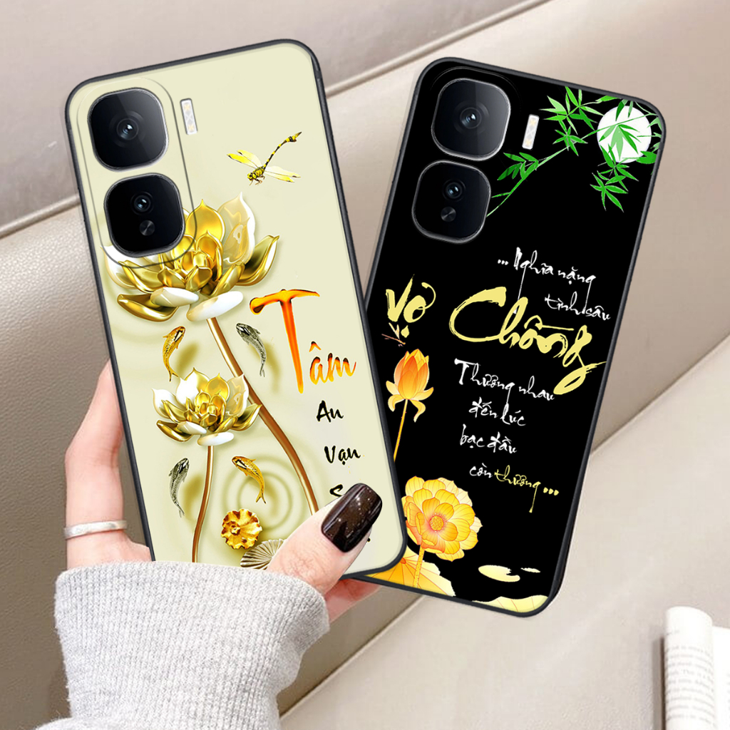Ốp lưng cho Vivo IQ00 NEO 10 5G mẫu tài lộc,thư pháp, chữ an, nhẫn,chữ tâm