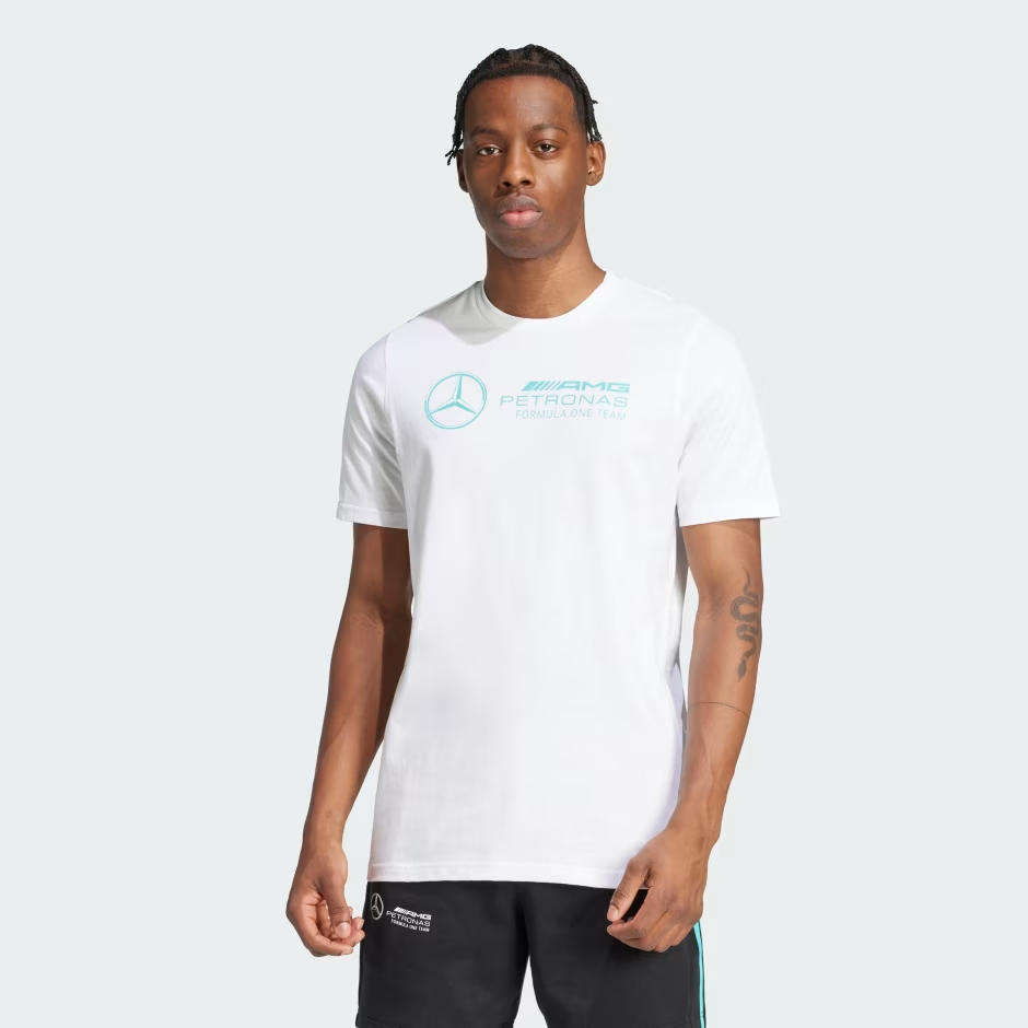 Áo Thun Adidas Mercedes AMG Petronas Formula One Team DNA Graphic - Màu Trắng - JV5456