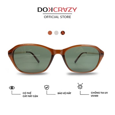 Kính mát thời trang DOKCRAZY NEX Hợp Kim, Kính mắt Ngầu Phong Cách Punk độc đáo, cá tính, chống tia UV400 , Unisex