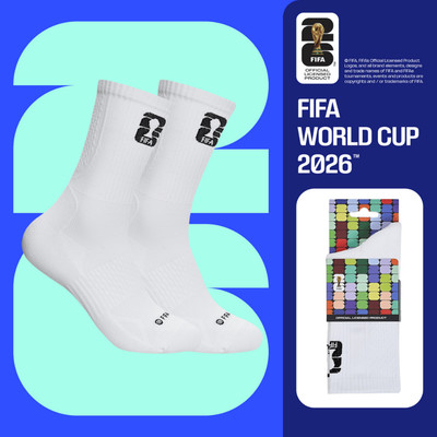 [MUA 2 GIẢM 5%][BST WORLD CUP 2026]Tất thể thao Cổ Trung Logo World Cup co giãn, thấm hút, nhanh khô