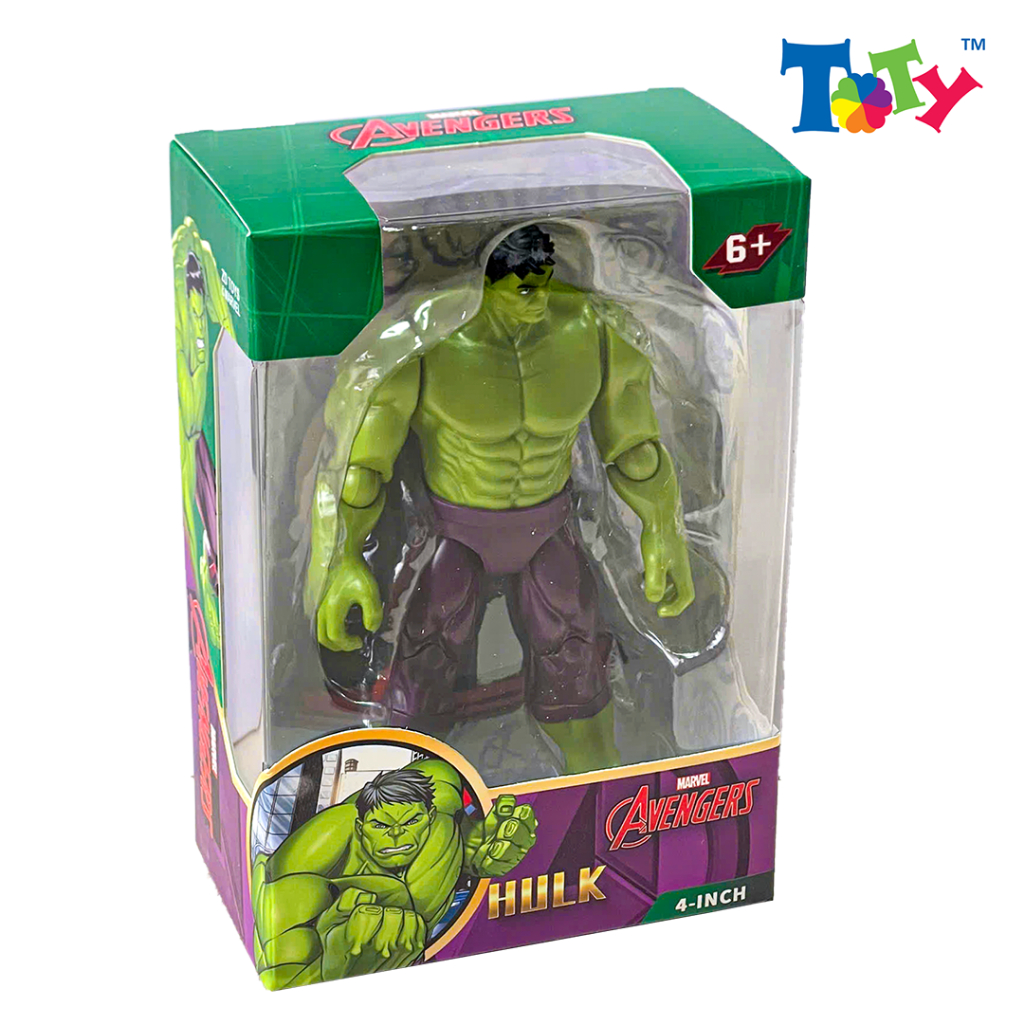 [CHÍNH HÃNG] Mô hình Marvel - Avengers - Hulk (4 Inch) - ZD Toys - ZC14