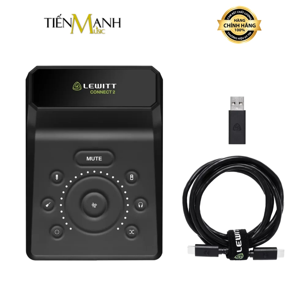 [Chính Hãng] Soundcard Lewitt Connect 2 - Bộ Thu Âm Livestream Sound Card Audio Interface