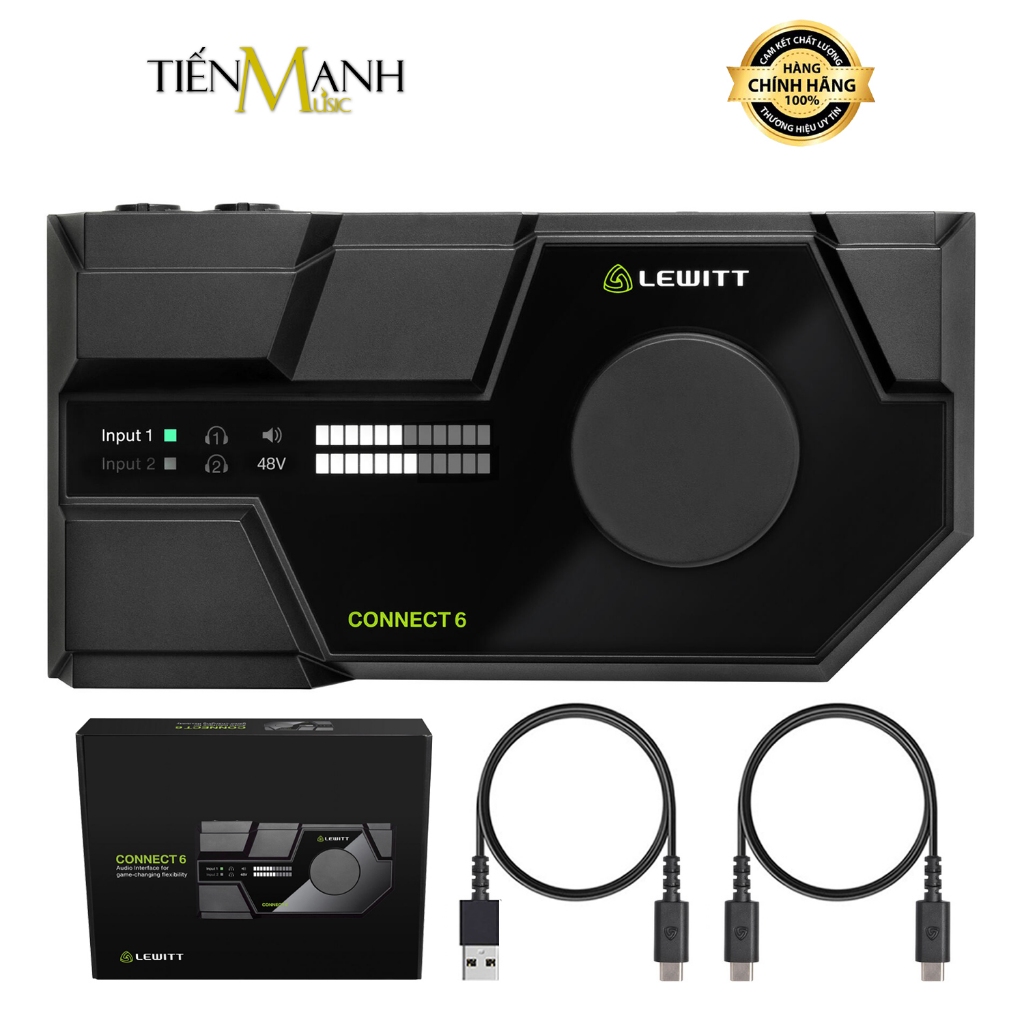 [Chính Hãng] Soundcard Lewitt Connect 6 - Bộ Thu Âm Livestream Sound Card Audio Interface