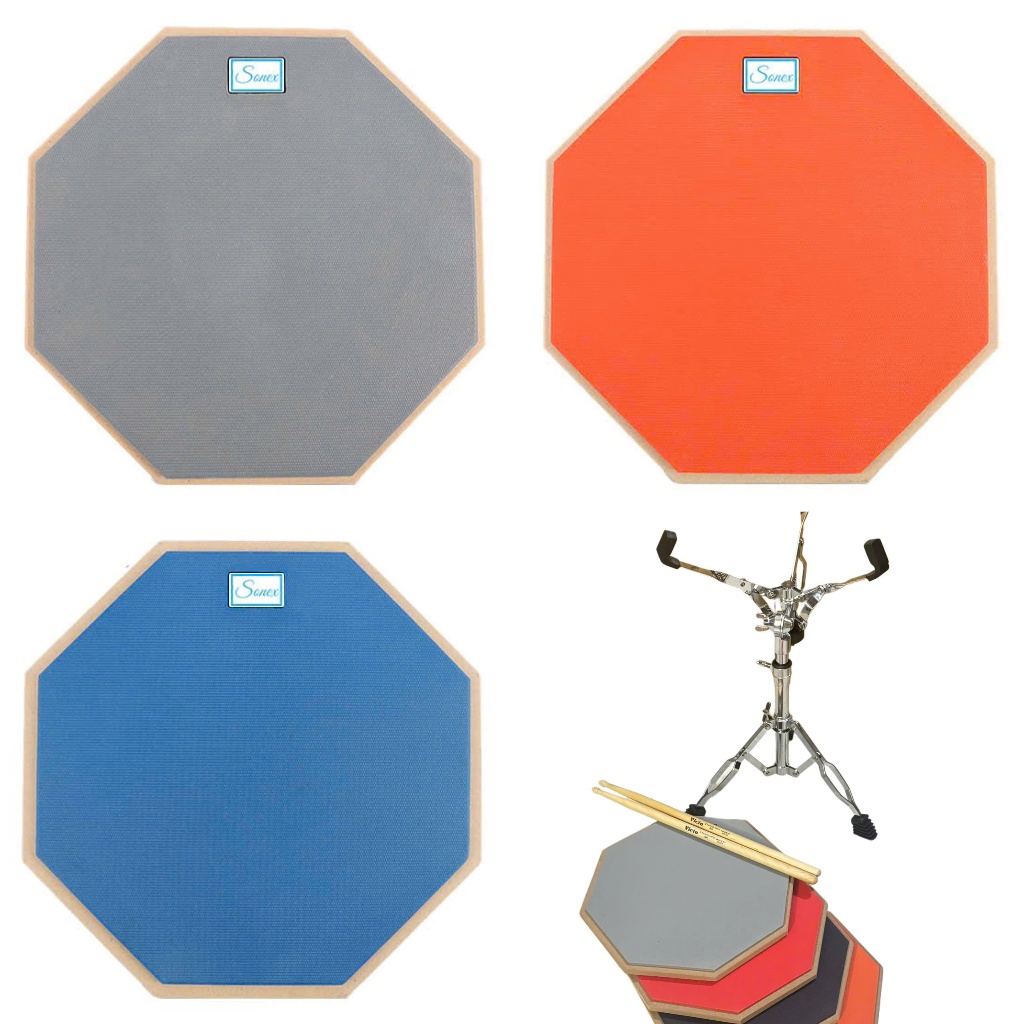 Mặt pad Sonex tập tay tặng cặp dùi size 12INCH