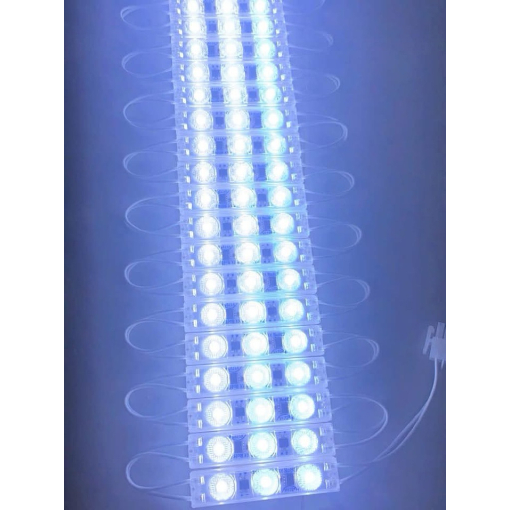 Led vỉ 20 thanh 3 mắt trực tiếp điện 220v led dán trang trí nội thất ngoài trời chống nước