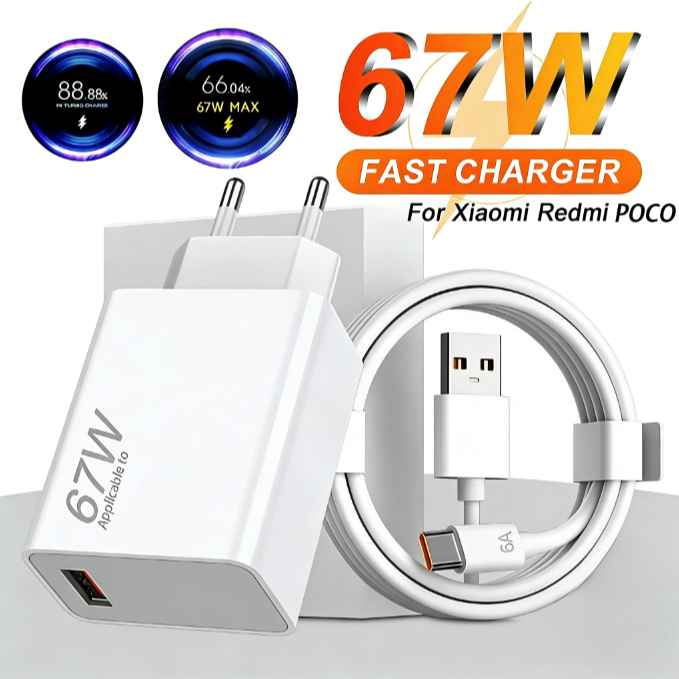 For Xiaomi 67W Max Turbo Super Fast Charger 6A USB Type-C Fast data cable for Xiaomi 12/12pro 13 Red