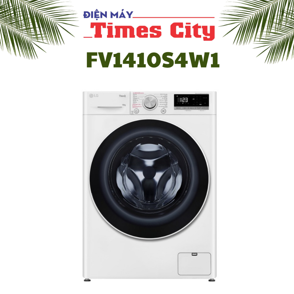 Máy giặt LG FV1410S4W1 AI DD Inverter 10 kg