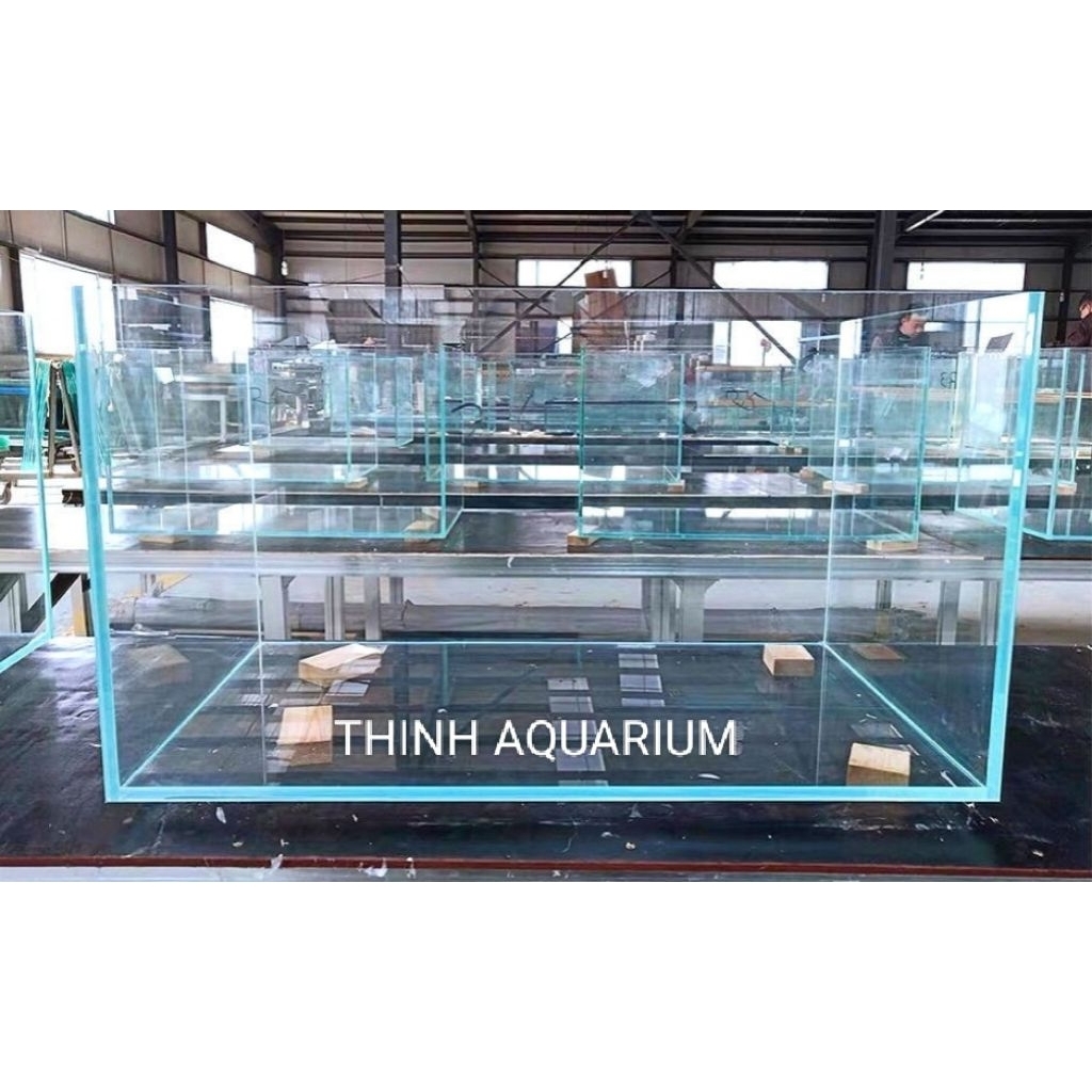 Hồ kính Siêu trong 40x25x25 Giá rẻ (Mài vi tính) Kính 5ly