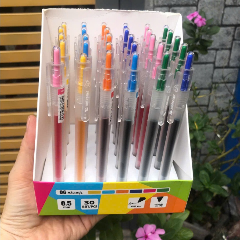 combo 6 Bút Gel  màu Colochi Thiên Long Gel-050