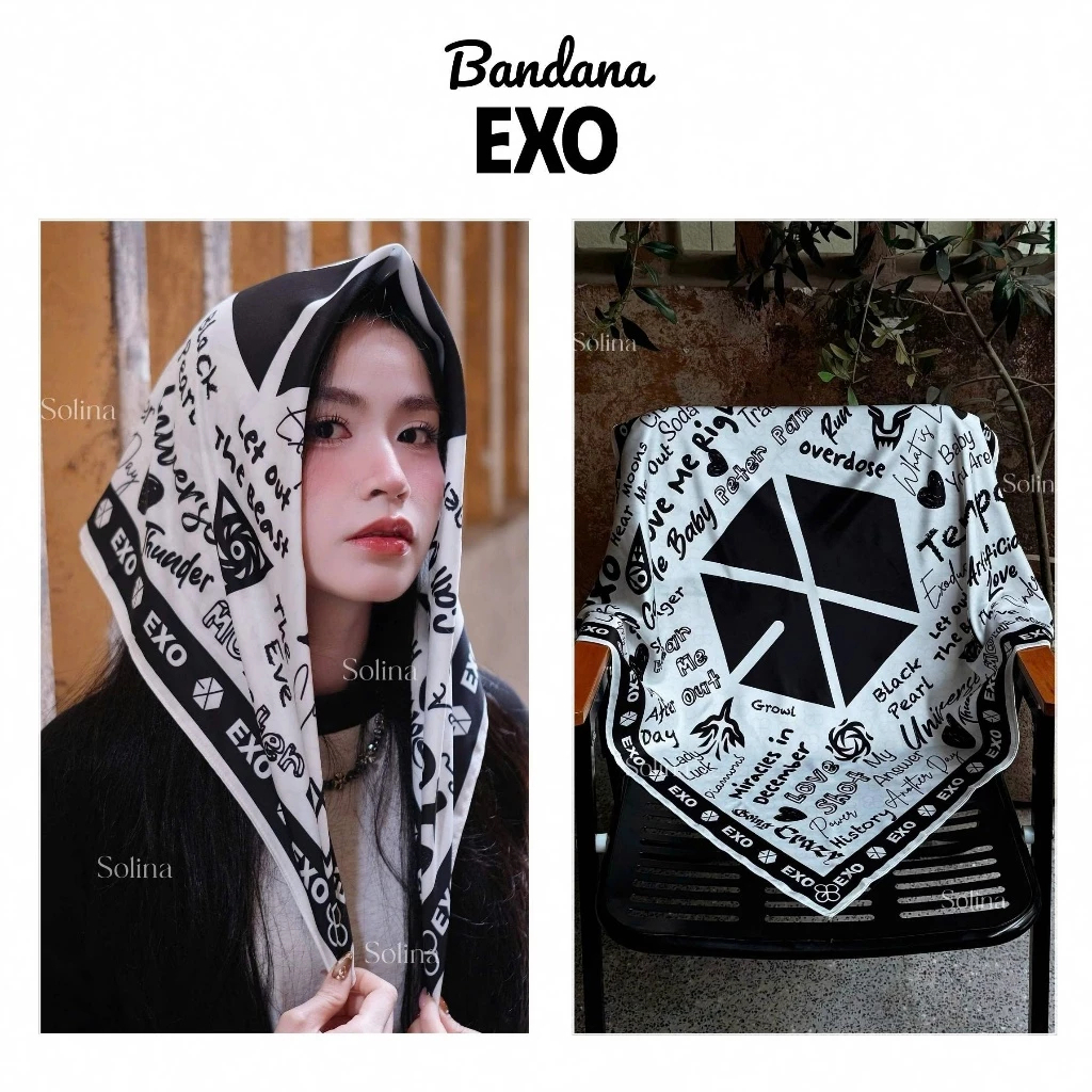 KHĂN EXO, BANDANA EXO, KHĂN BANDANA EXO