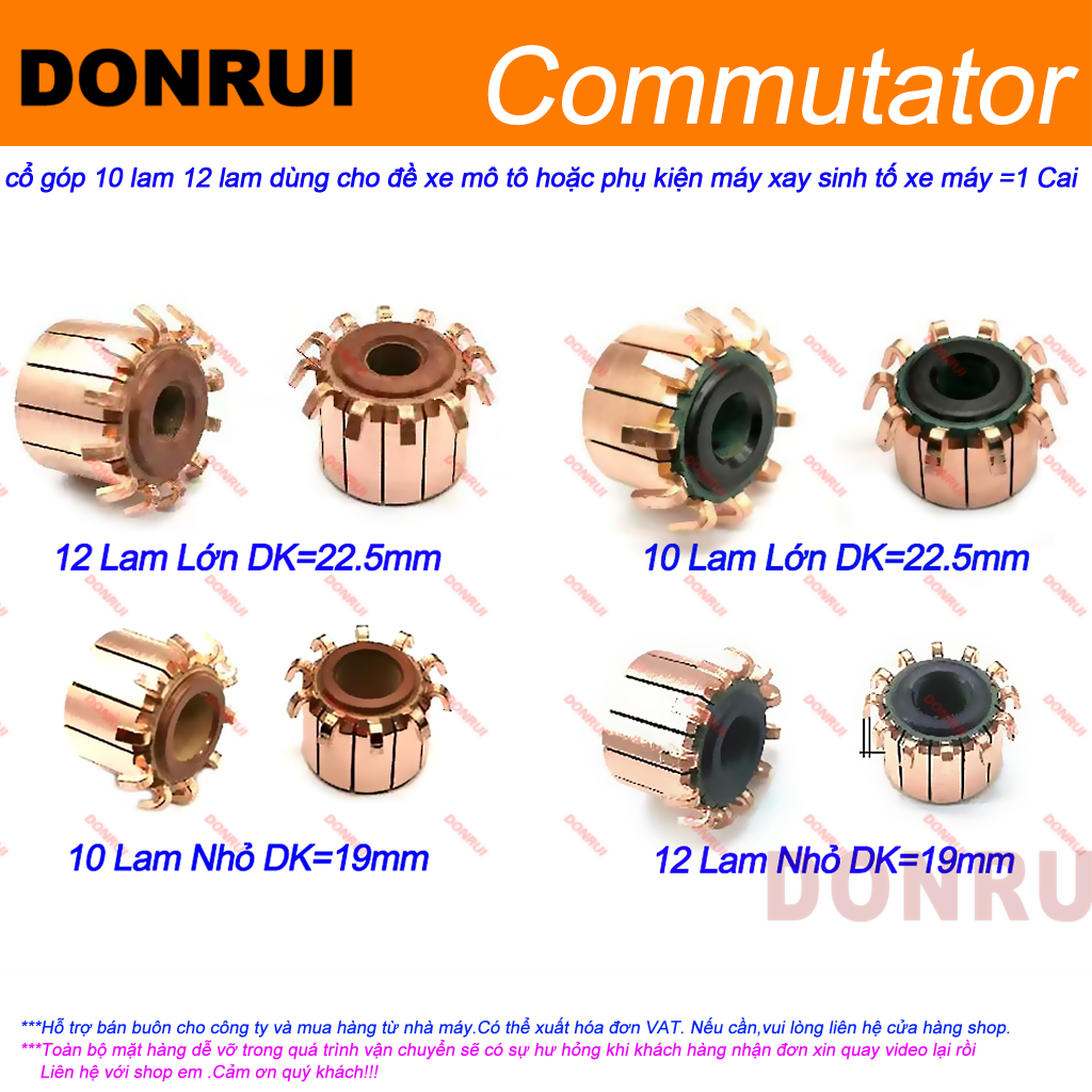 cổ góp 10 lam 12 lam dùng cho đề xe mô tô hoặc phụ kiện máy xay sinh tố xe máy =1 Cai