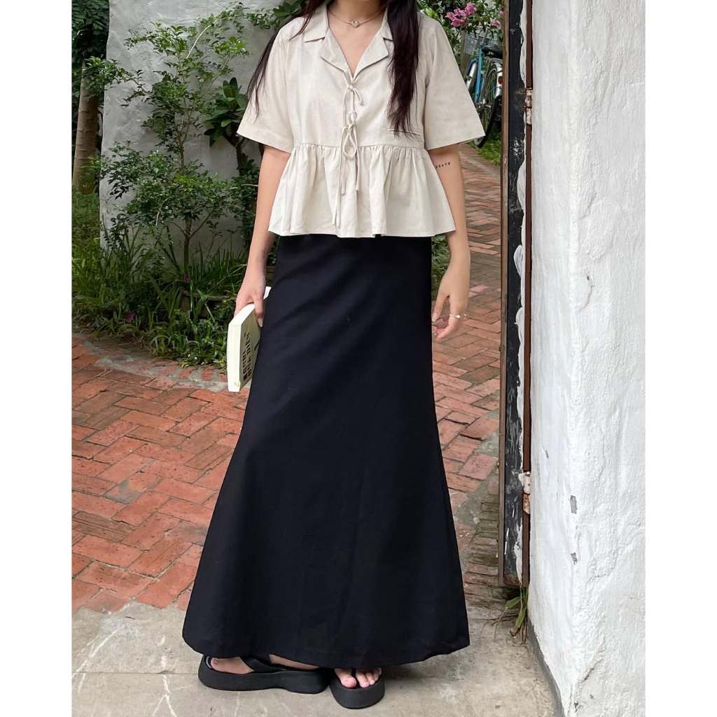 DOB - Chân váy linen dài Bim | BigBuy360 - bigbuy360.vn