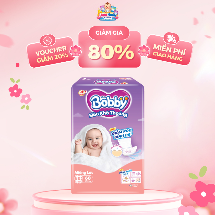 Tã Dán Newborn NB1 – NB2 | 40–108 Miếng | Êm Mềm, Thấm Hút, Phù Hợp Bé Sơ Sinh
