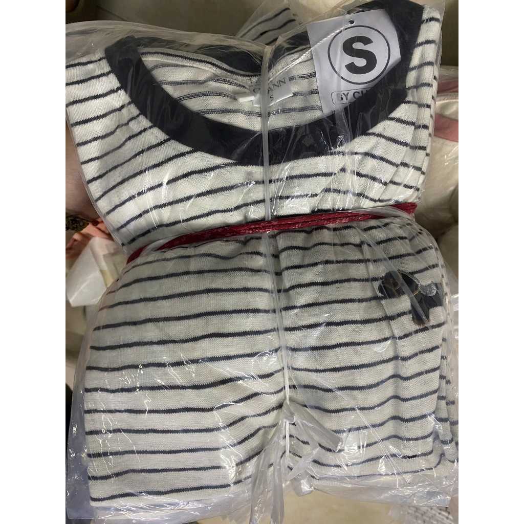 Áo Babytee BY CHANN (A01) chất liệu thun giấy áo thun kẻ sọc quần đùi cho nữ