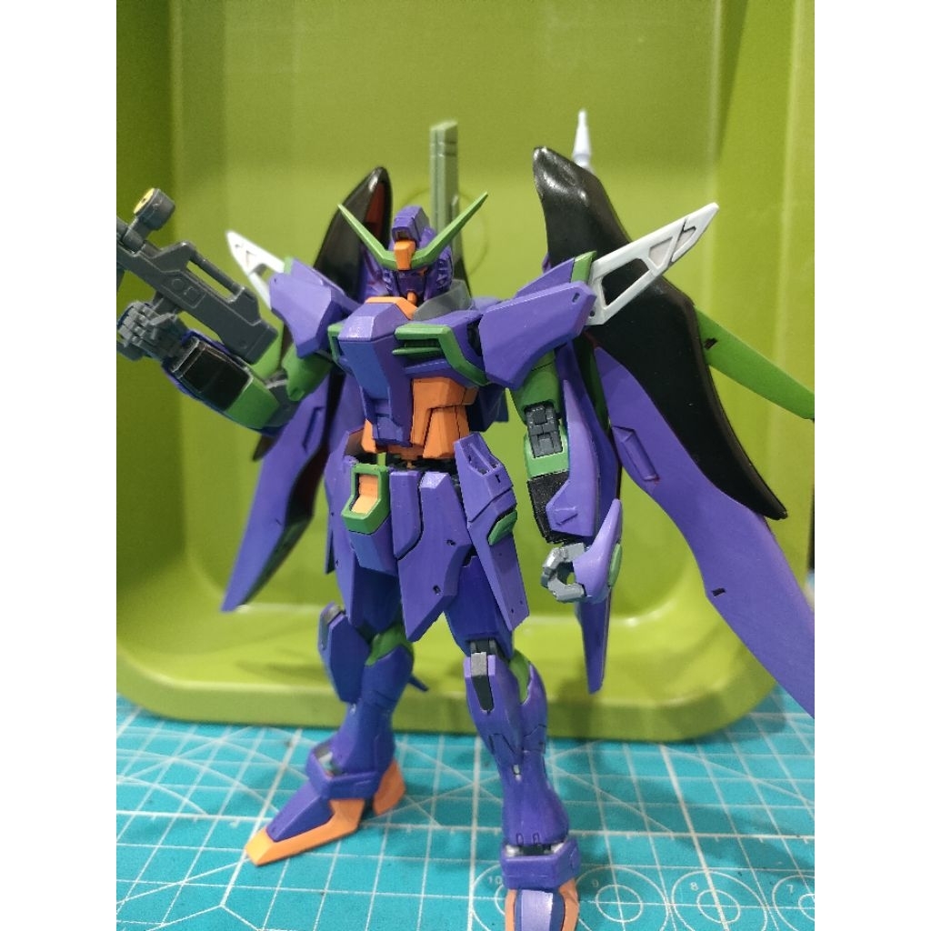 Gundam 2nd HG Destiny 1/144 custom paint evagelion