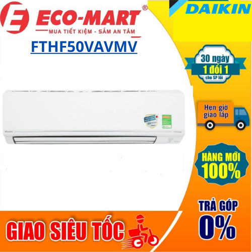 FTHF50VAVMV Điều hòa Daikin 2 chiều 18000Btu Inverter FTHF50VAVMV/RHF50VAVMV, máy lạnh 2 hp