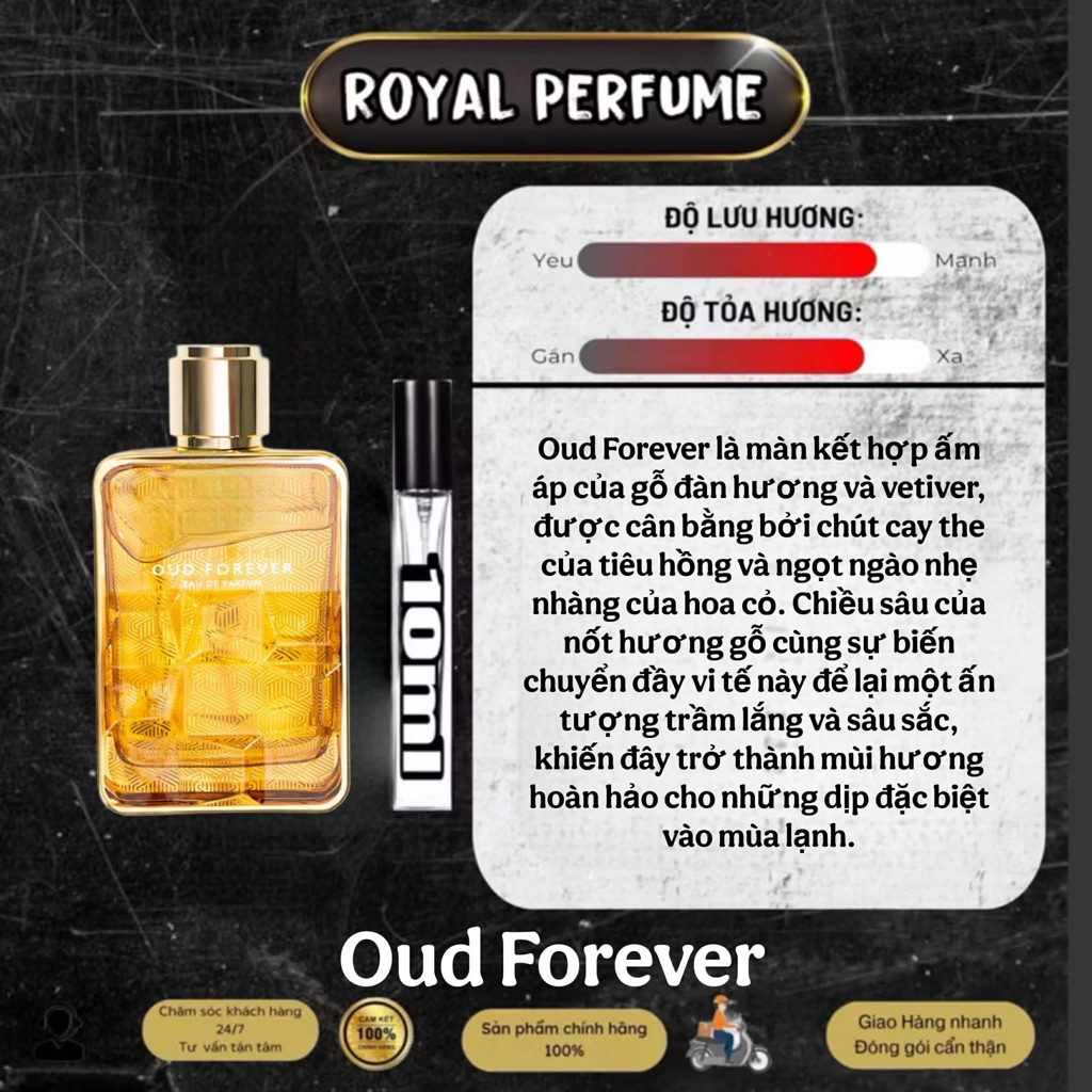 10ml - Uniq Oud Forever - EDP | Royal Perfume