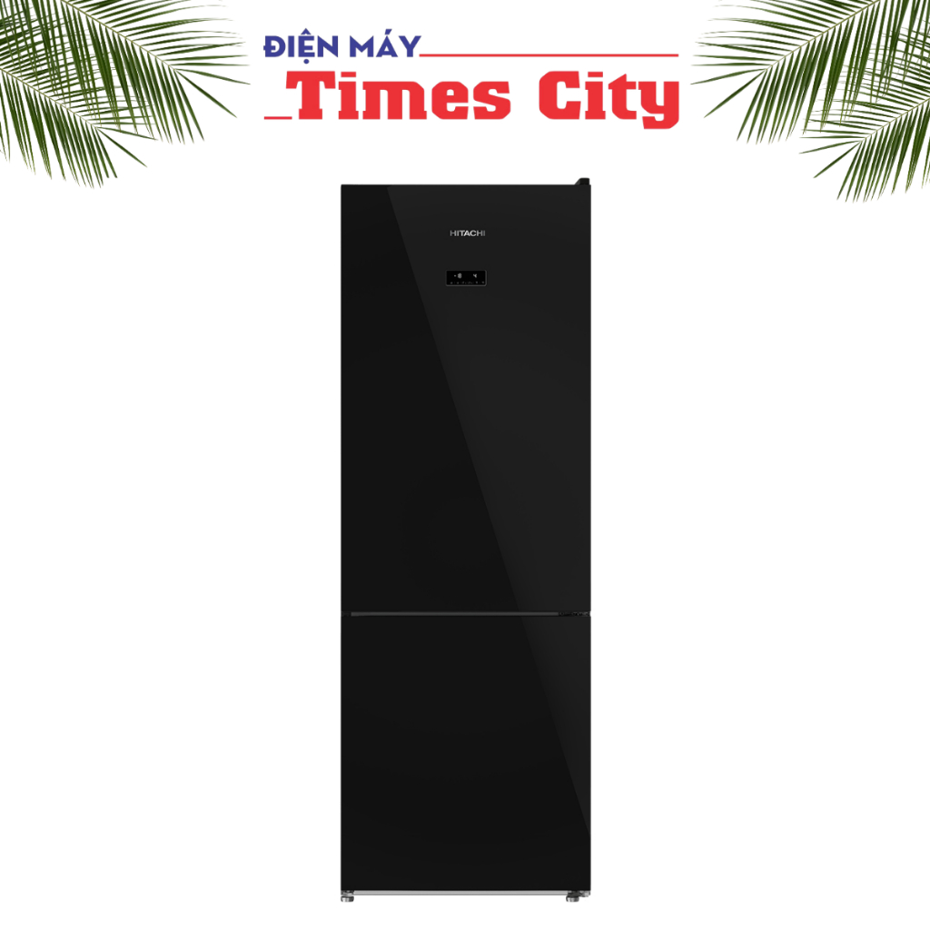 Tủ lạnh Hitachi 323 lít HRBN6340DGBKVN mặt kính đen