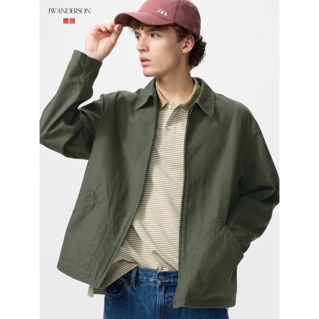Áo khoác kiểu dáng relax chất kaki nhà JWAxU.ni [Store VN]