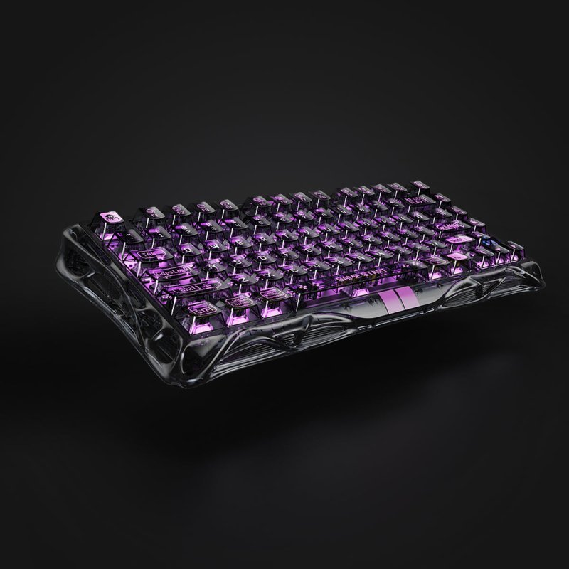 GravaStar Mercury V75 Lite Transparent Black - Bàn Phím Cơ Gaming 75% Hall Effect Switch