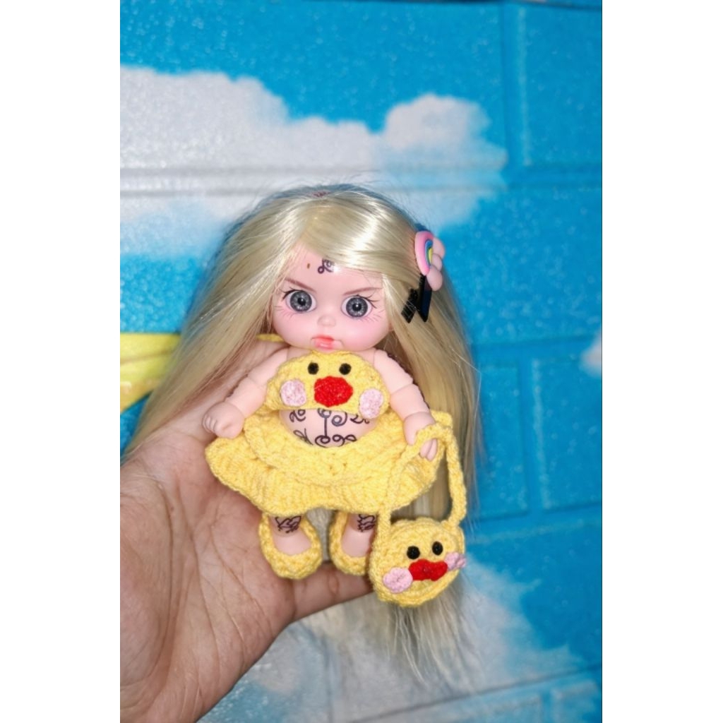 set váy vịt đẹt doll 5in