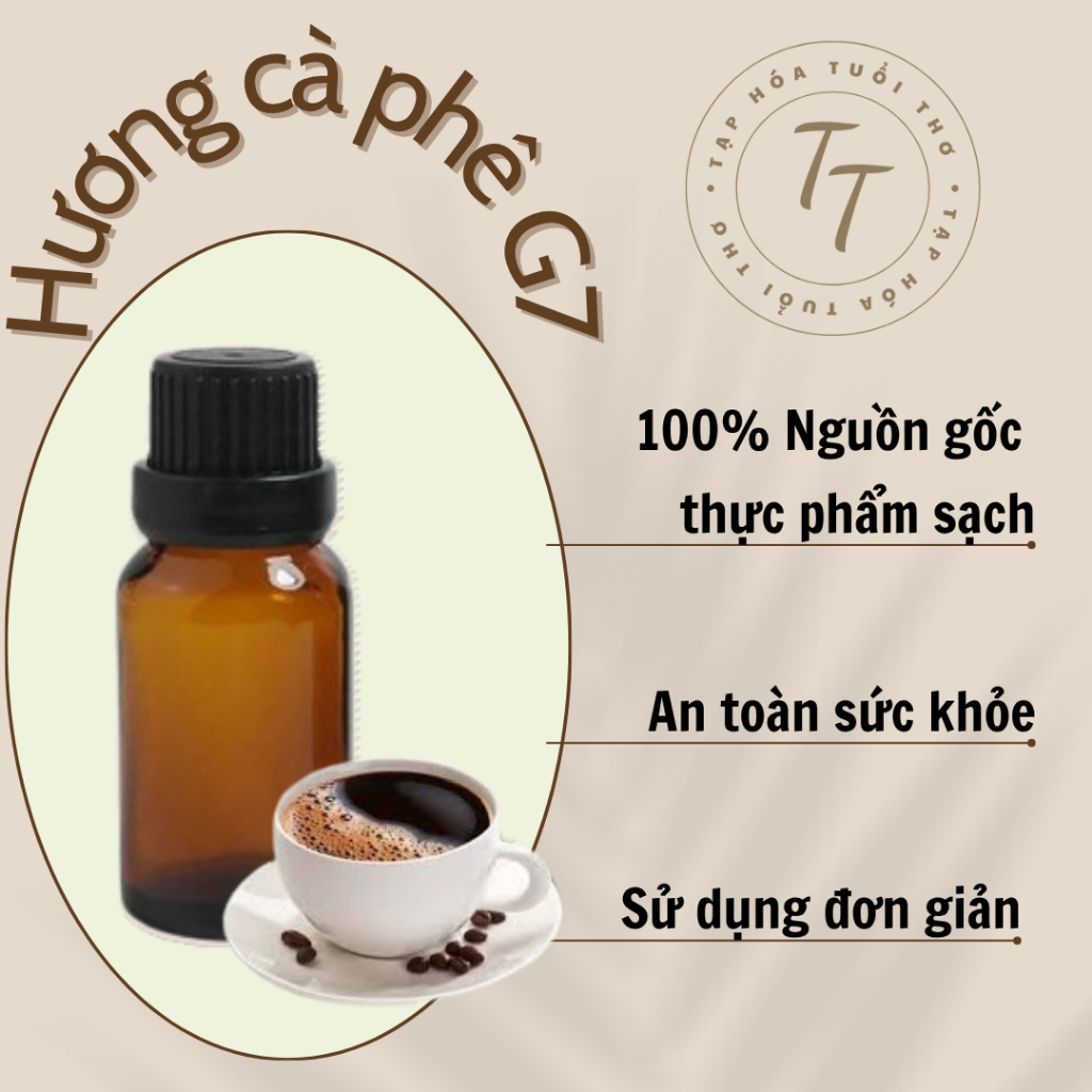 Hương Cà Phê G7 15ml (G7 Coffee Flavour - Indonesia) - Hương liệu thực phẩm